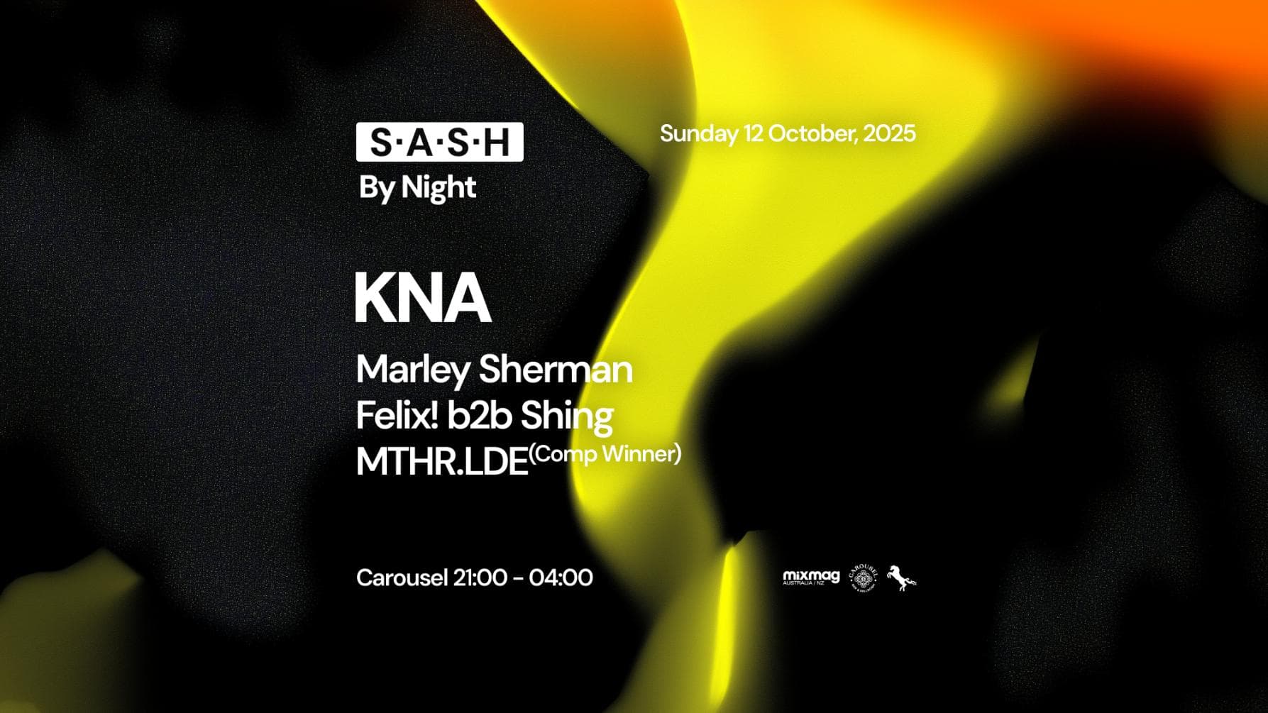 ★ S.A.S.H By Night ★ KNA ★ Sunday 12th October ★