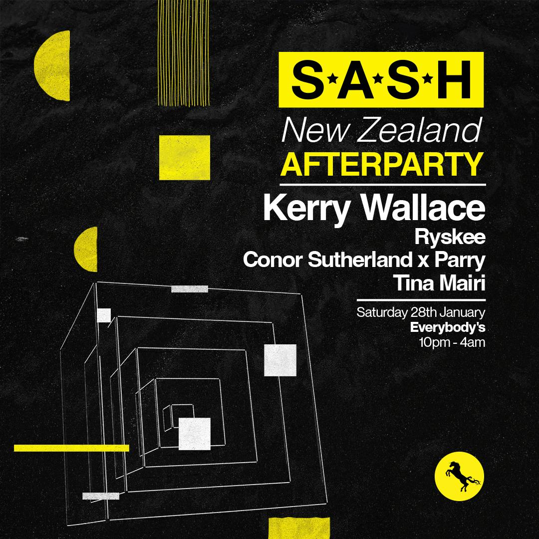 ★ S.A.S.H New Zealand ★ After Party ★ Kerry Wallace ★ 28th January ★