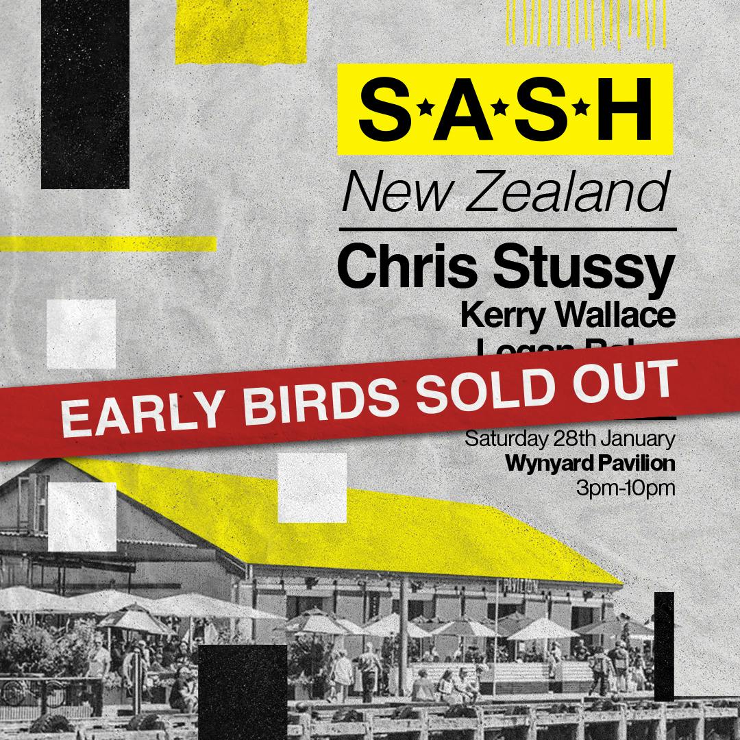 ★ S.A.S.H New Zealand ★ Launch Party ★ Chris Stussy ★ 28th January ★