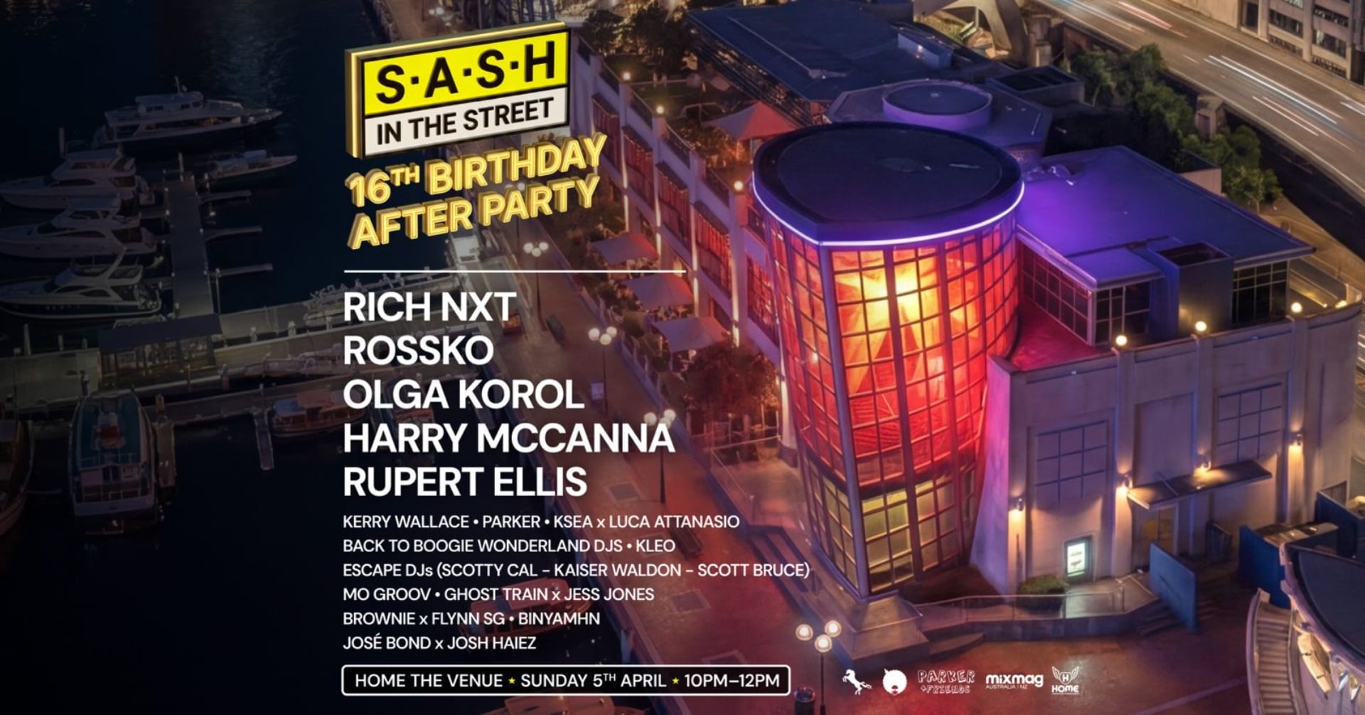 ★ S.A.S.H in the Street After Party ★ 16th Birthday ★ Easter Sunday 5th April ★
