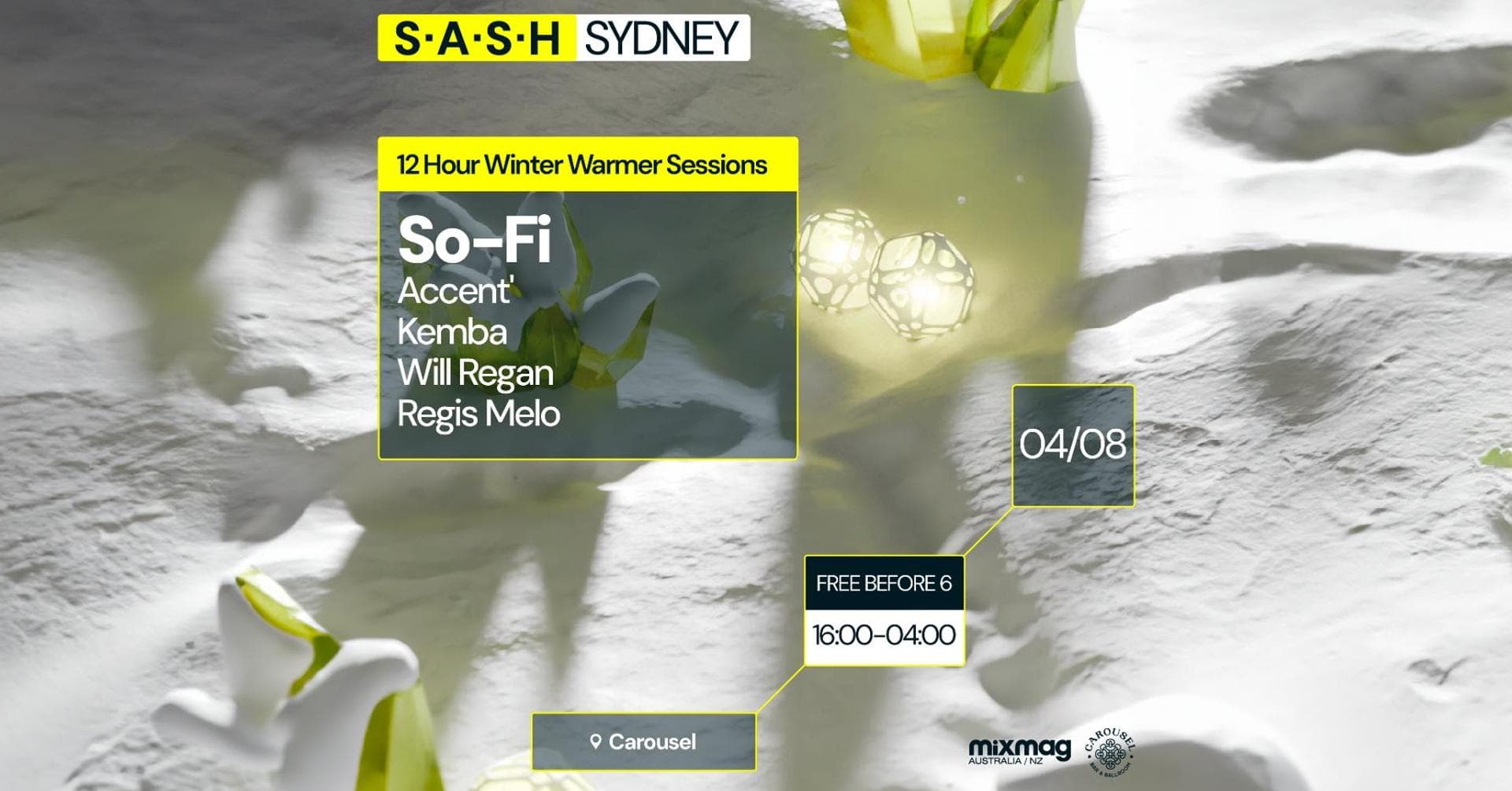 ★ S.A.S.H Sundays ★ Winter Warmer Sessions ★ So-Fi ★ Sunday August 4th ★