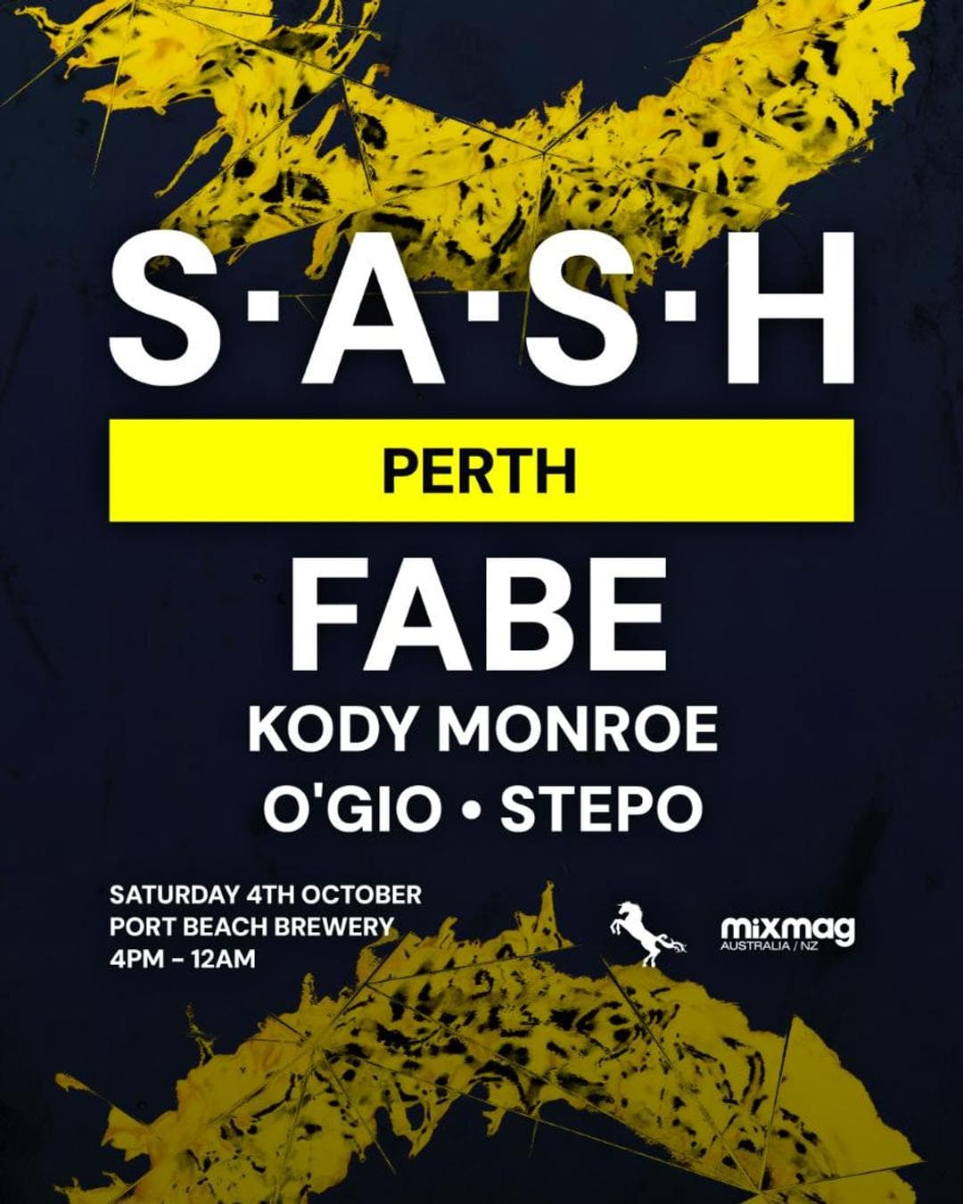 ★ S.A.S.H Perth ★ FABE ★ Saturday 4th October ★