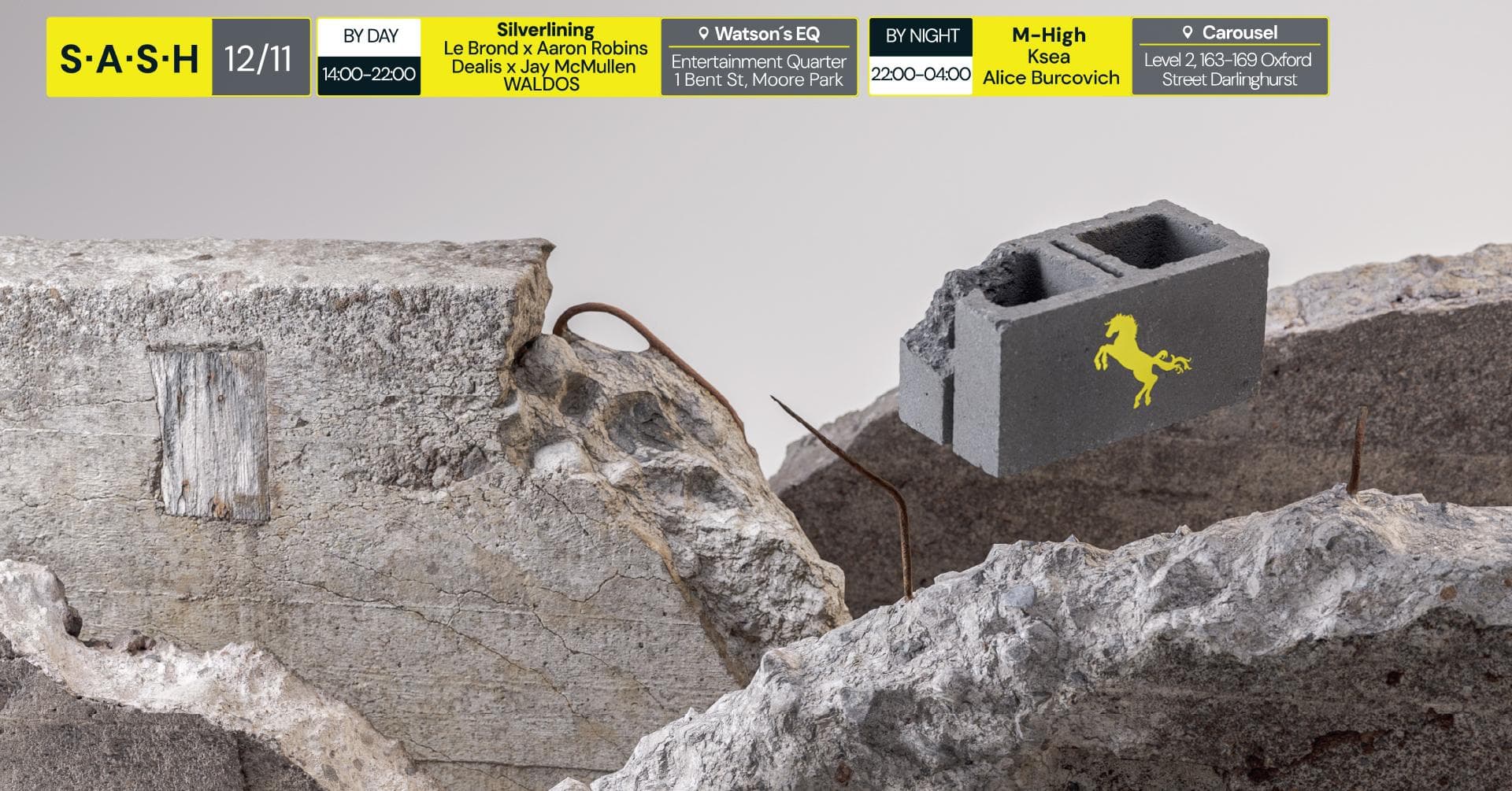 ★ S.A.S.H By Day & Night ★ Djebali ★ Secret Guest ★ Nov 5th ★