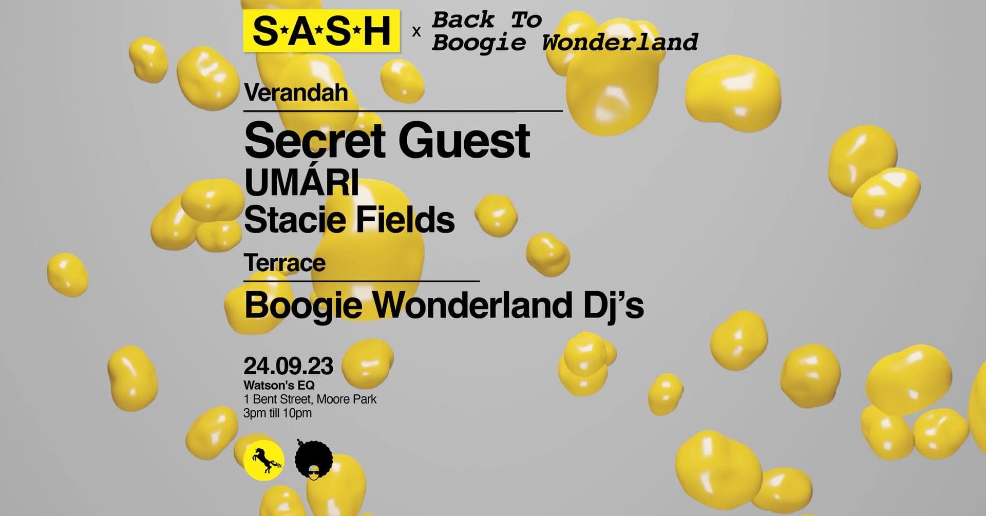 ★ S.A.S.H ★ Back to Boogie Wonderland ★ Secret Guest ★ 24th September ★