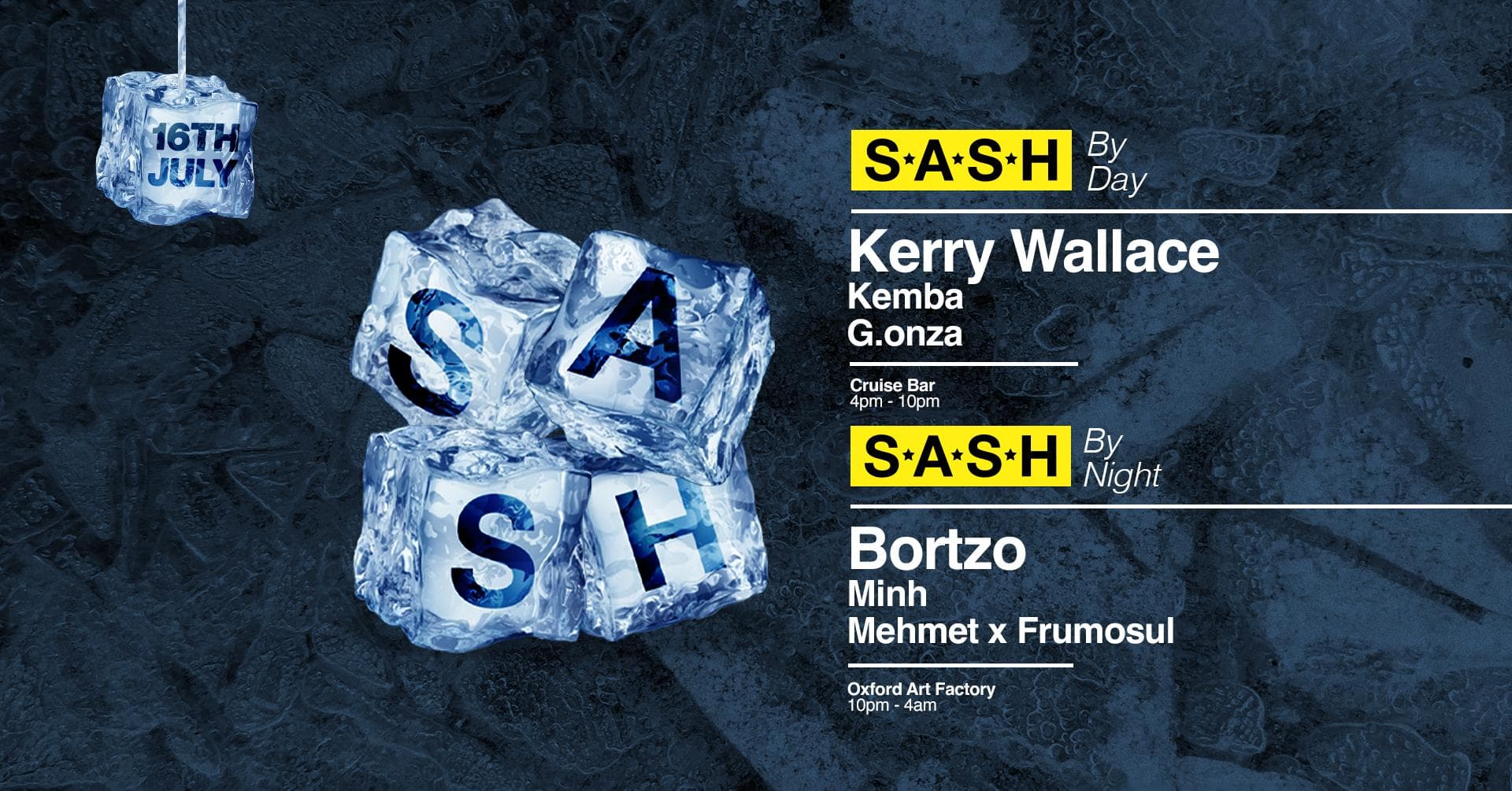 ★ S.A.S.H by Day & Night ★ Igloo Season ★ Kerry Wallace ★ Bortzo ★