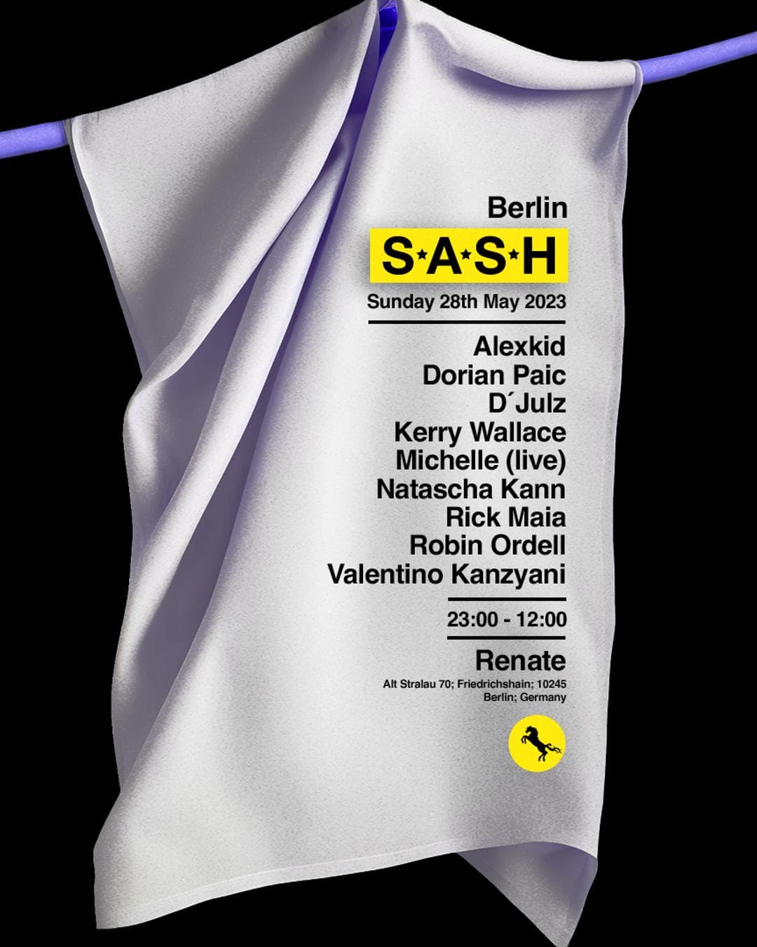 ★ S.A.S.H Berlin ★ Sunday 28th May ★ Renate ★