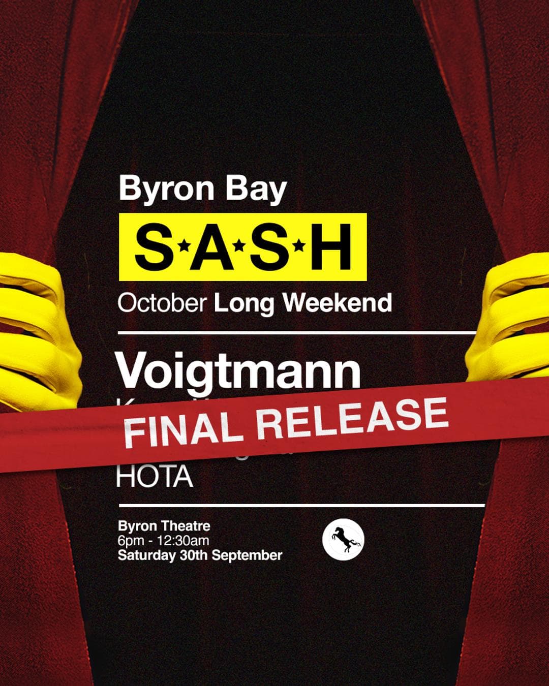 ★ S.A.S.H Byron Bay ★ Voigtmann ★ 30th September ★