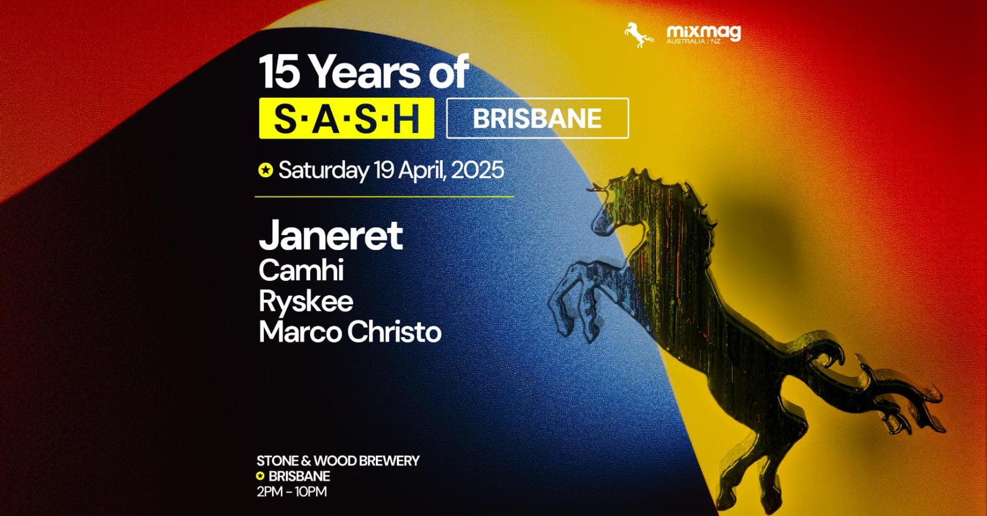 ★ 15 Years Of S.A.S.H Brisbane ★ Janeret ★ Saturday April 19th ★