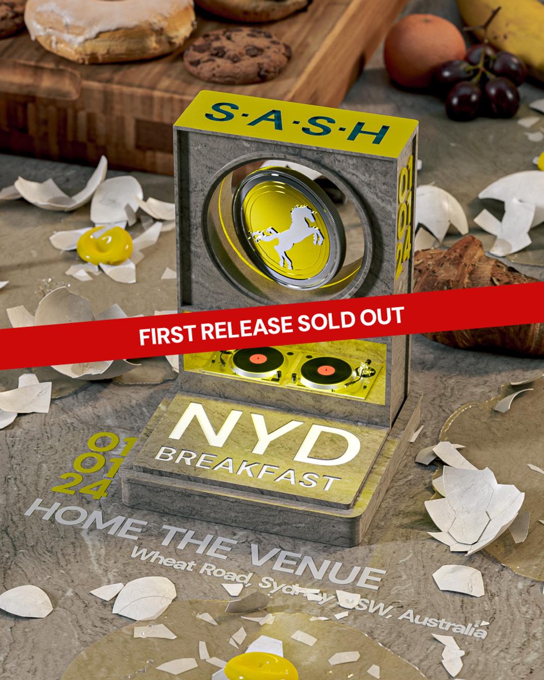 ★ Breakfast at S.A.S.H New Year's Day ★ Mon 1st Jan 2024 ★