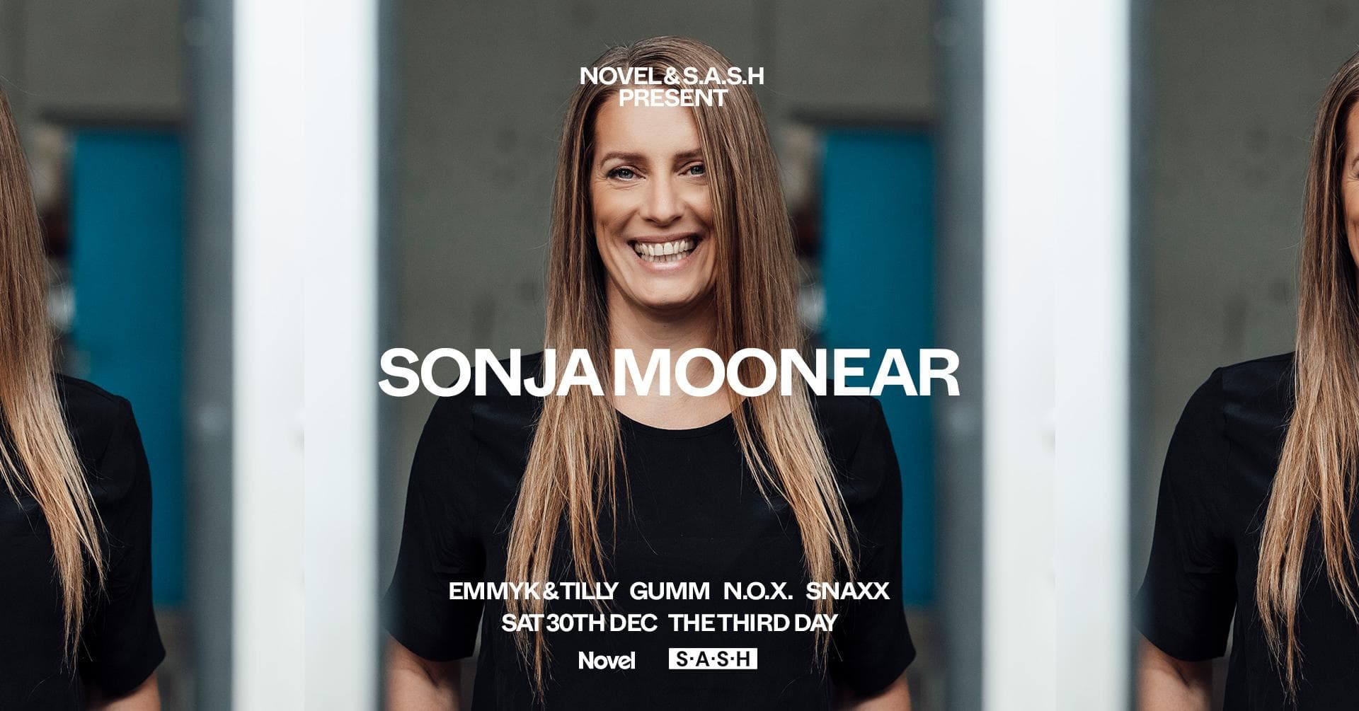 ★ Novel & S.A.S.H Melbourne Presents ★ Sonja Moonear ★ Saturday 30th December ★
