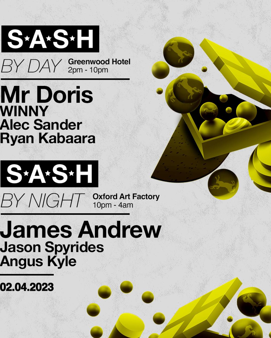 ★ S.A.S.H By Day & Night ★ Mr. Doris ★ Secret Guest ★ 2nd April ★