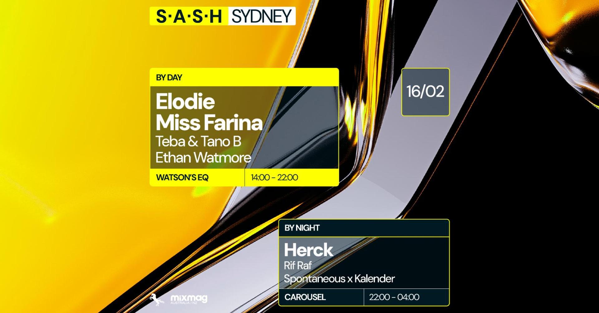 ★ S.A.S.H By Day & Night ★ Elodie & Miss Farina ★ Herck ★ Sunday February 16th ★