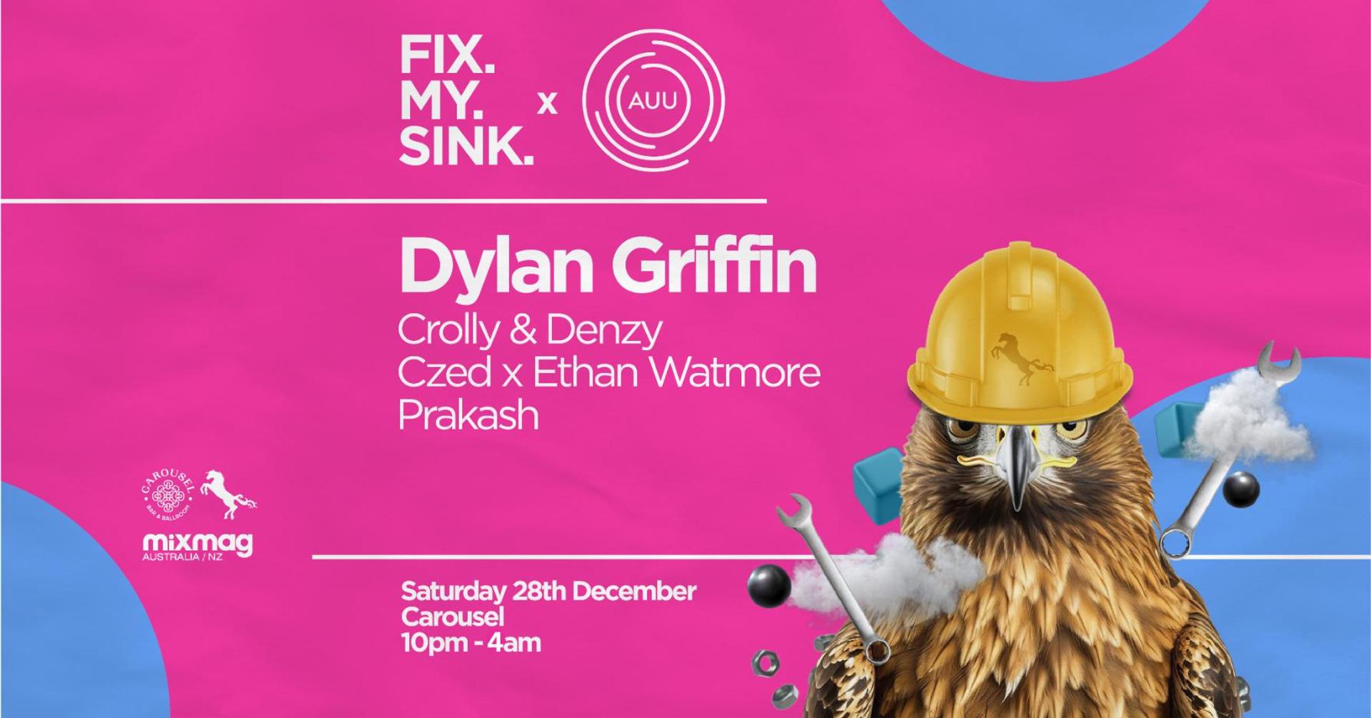 ╬ F.M.S. x AU Underground ╬ Dylan Griffin ╬ Saturday December 28th ╬