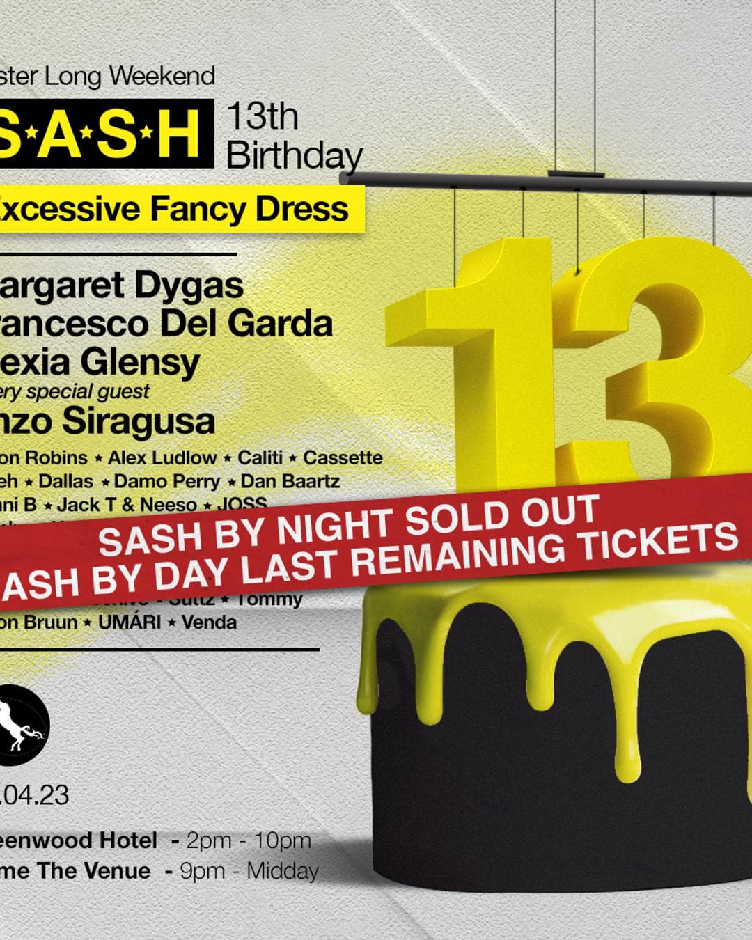 ★ S*A*S*H 13th Birthday ★ Easter Long Weekend ★ Excessive Fancy Dress ★