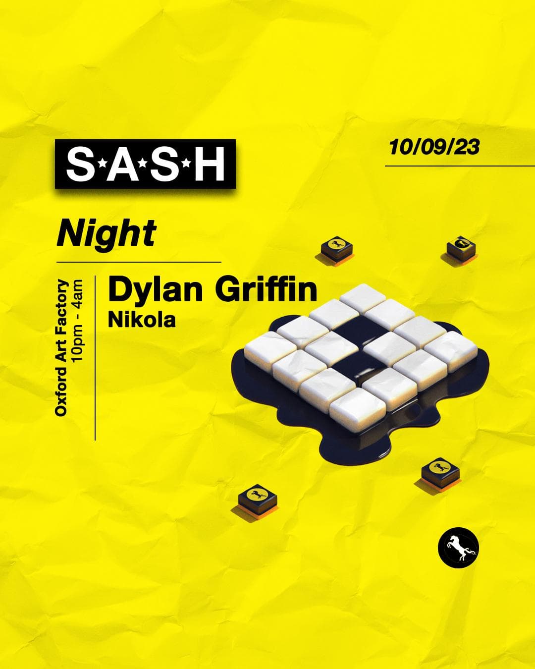 ★ S.A.S.H By Night ★ Dylan Griffin ★ Sunday 10th September ★