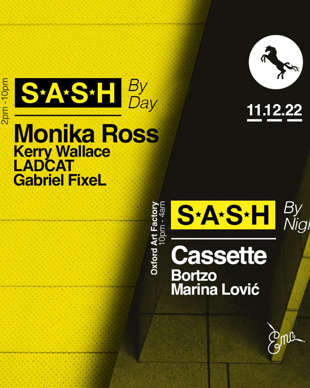 ★ S.A.S.H By Day & Night ★ Monika Ross ★ Cassette ★