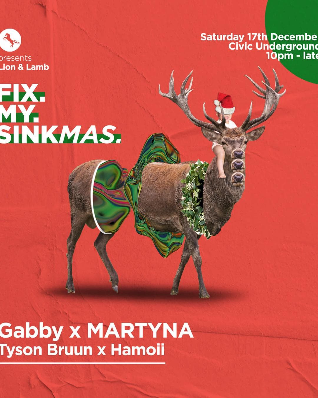 ╬ S.A.S.H Presents ╬ FIX MY SINKMAS ╬ LION & LAMB ╬