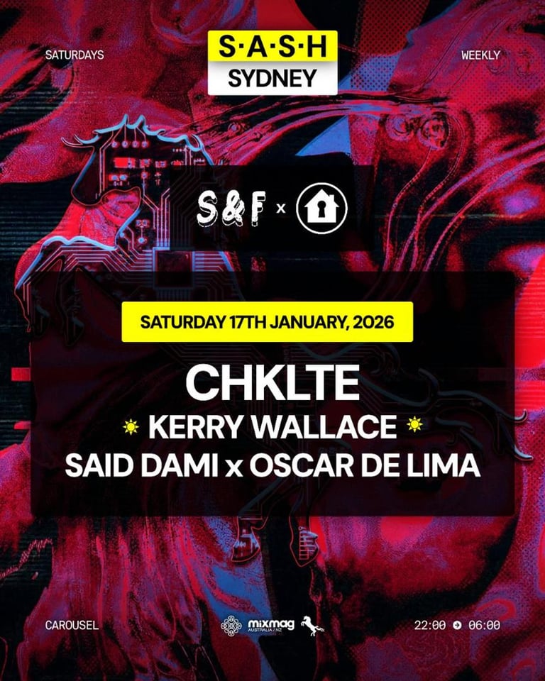 S.A.S.H Sydney CHKLTE The Breakfast Club Saturday 17th January