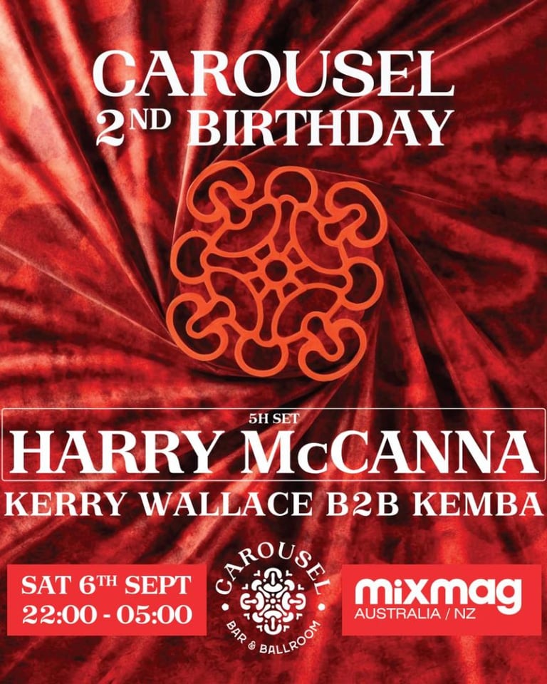 \\ Carousel 2nd Birthday || Harry McCanna (5Hr Set) ||Sat 6th Sept //