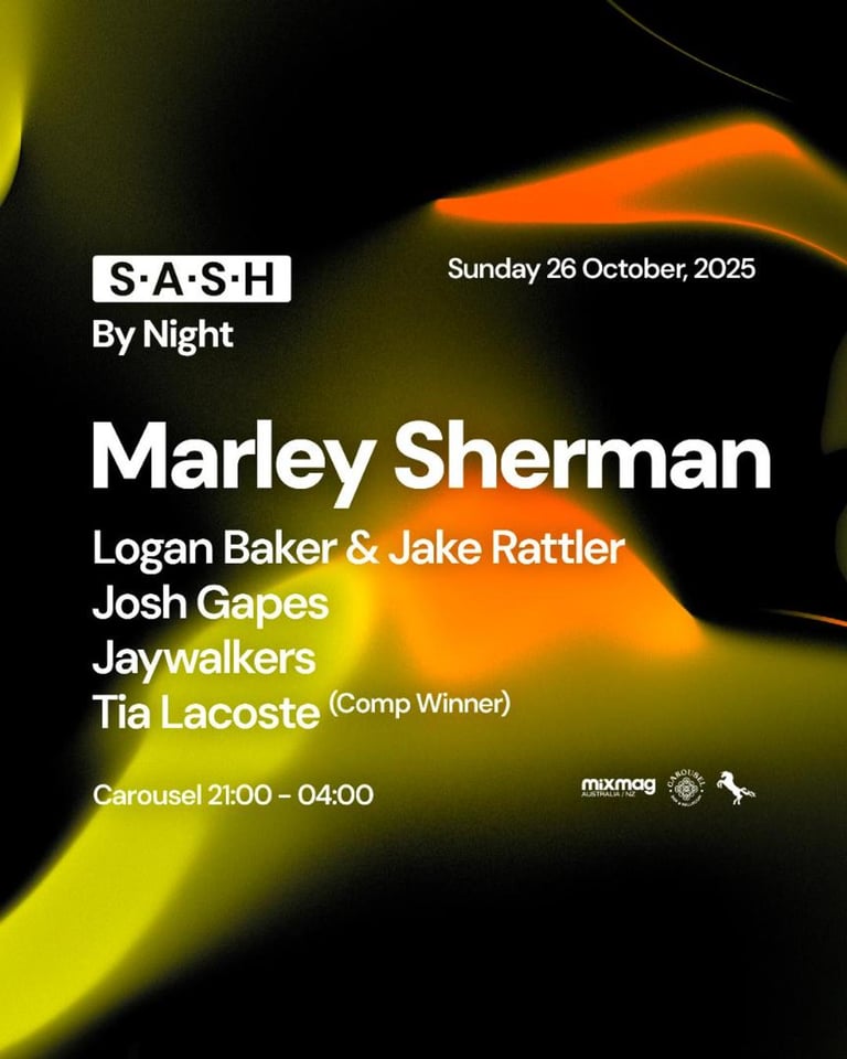 S.A.S.H By Night Marley Sherman Sunday 26th October