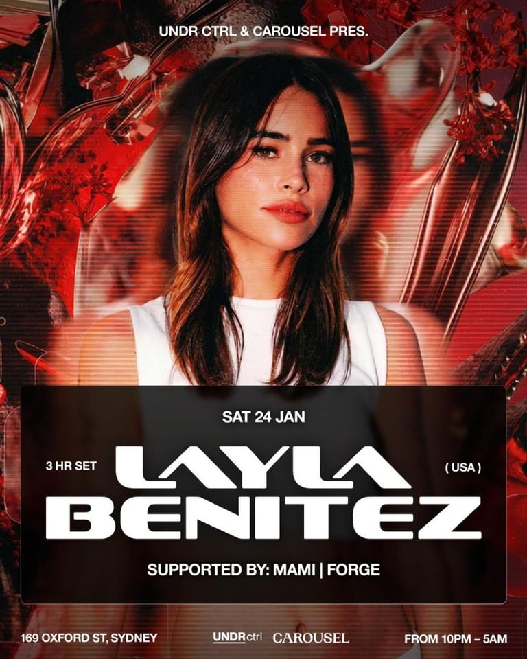 \\ UNDR Ctrl & Carousel Pres. Layla Benitez (3-Hr Set) //